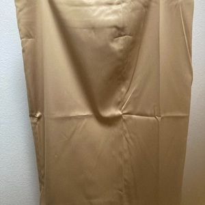 Satin, Gold, Pencil Skirt. Size 14. NWT.